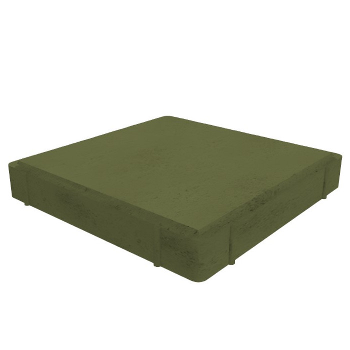 Квадратная тротуарная плитка 500х500х70 мм Зеленый